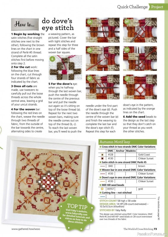 Журнал "The World of Cross Stitching" №311 2021. Много схем