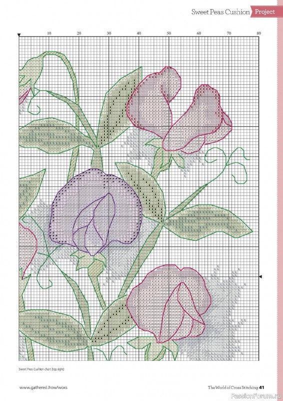 Схемы из журнала "The World of Cross Stitching №307 2021"