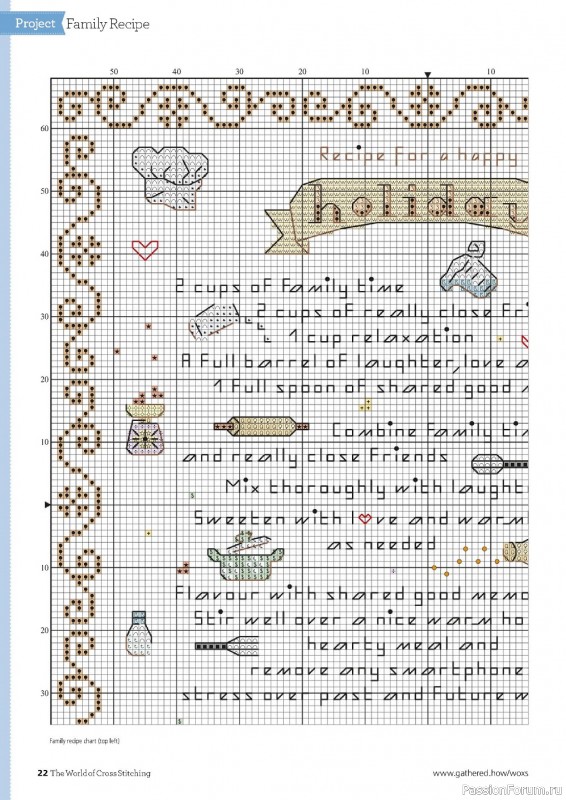 Схемы из журнала "The World of Cross Stitching №307 2021"