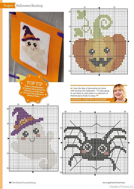 Журнал "The World of Cross Stitching" №311 2021. Много схем