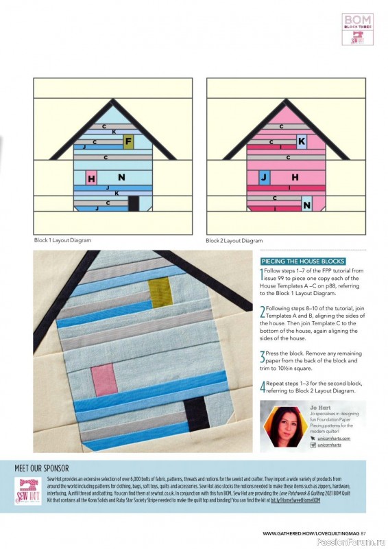 Журнал "Love Patchwork &Quilting" №101 2021
