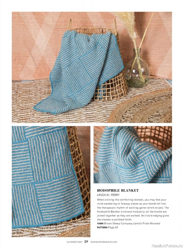 Схемы из журнала Interweave Knits - Summer 2021