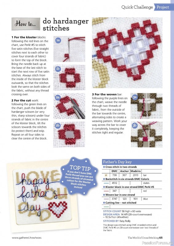 Схемы из журнала "The World of Cross Stitching №307 2021"