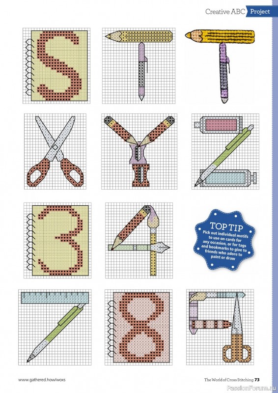 Журнал "The World of Cross Stitching" №310 2021