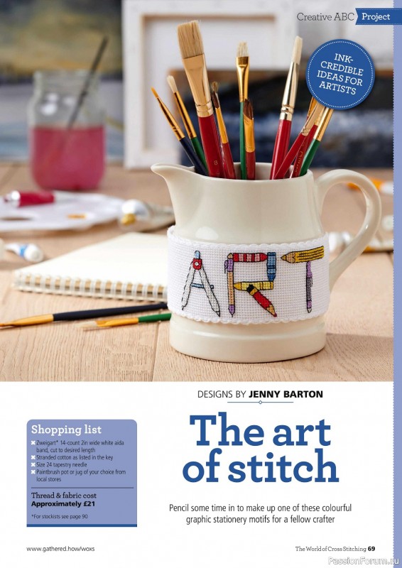 Журнал "The World of Cross Stitching" №310 2021