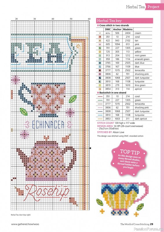 Журнал "The World of Cross Stitching" №310 2021