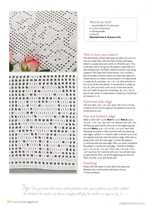 Журнал "Fun Crochet Magazine" №20 2021. Схемы и описания