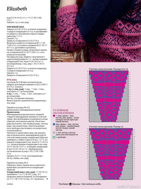 Журнал "The Knitter" №10 2021. Много схем!