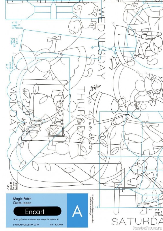 Японский журнал "Magic Patch - Quilts Japan" №21 2010. Схемы и выкройки