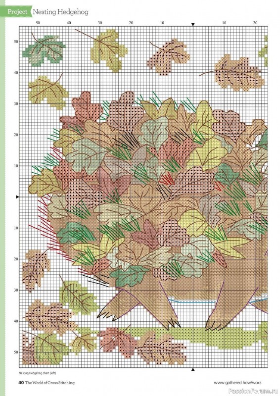 Журнал "The World of Cross Stitching" №311 2021. Много схем