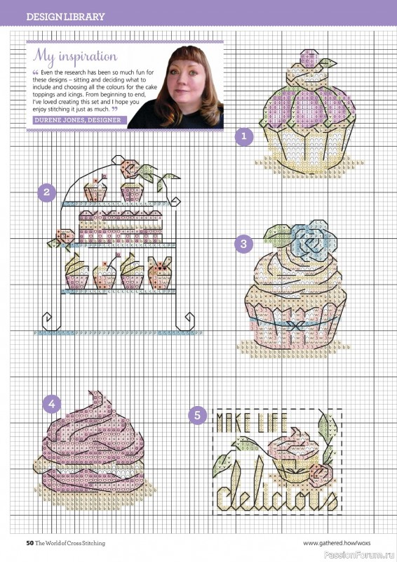Журнал "The World of Cross Stitching" №310 2021