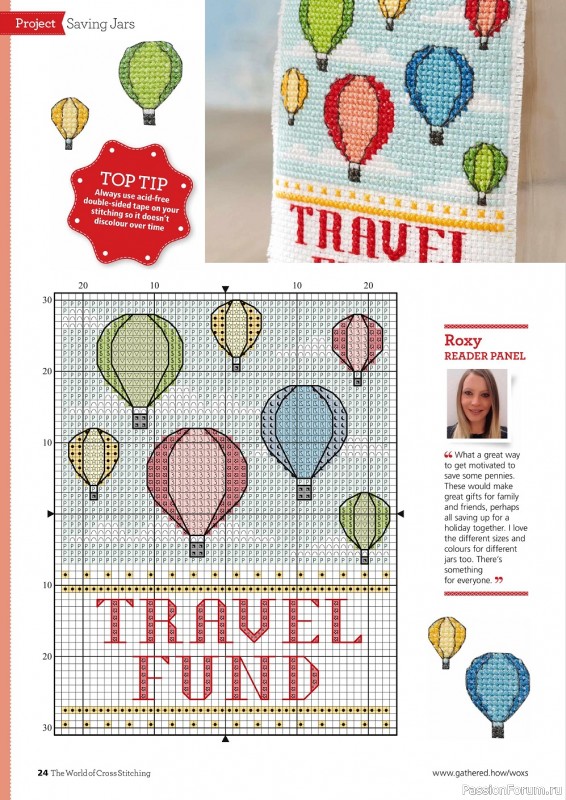 Журнал "The World of Cross Stitching" №310 2021