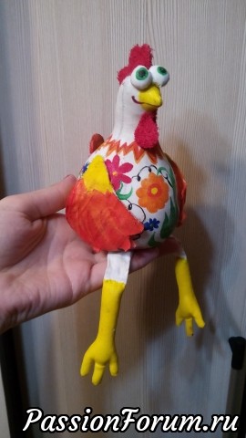 Шьём классную, смешнючую курочку.