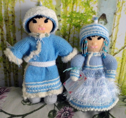 Куклы из коллекции "Моя цветущая Тува"