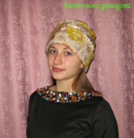 Валяный комплект "Уходящая осень"