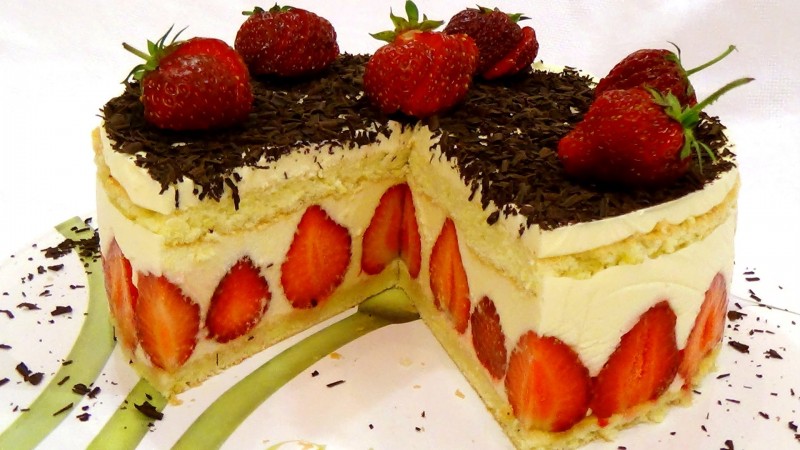 Торт &quot;Фрезье&quot;(Fraisier)
