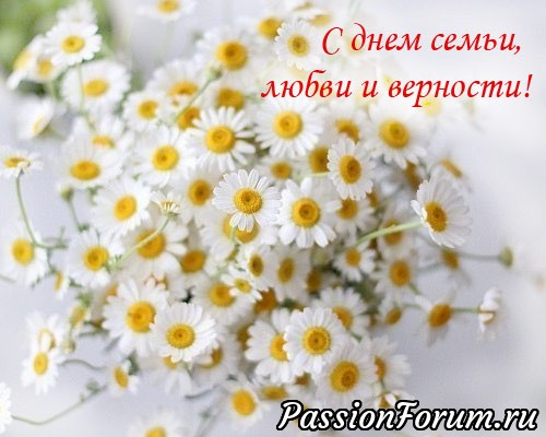 С ДНЁМ СЕМЬИ, ЛЮБВИ И ВЕРНОСТИ!