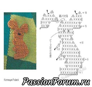 Вязаные аппликации крючком (интернет)