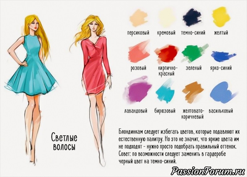 12 идеальных сочетаний цвета одежды и волос