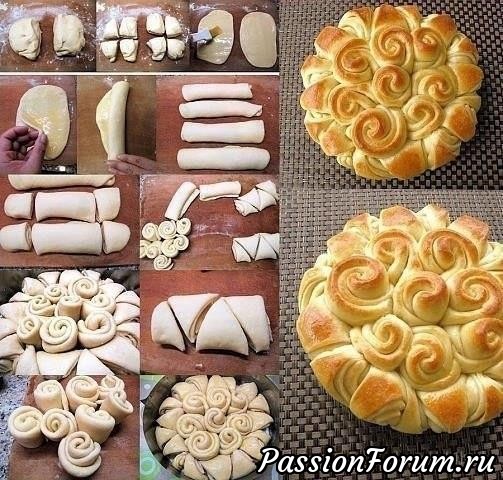 Красивое оформление выпечки пирогов ( продолжение).