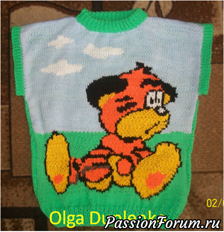 Обновка внуку.