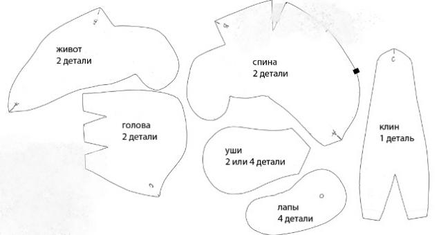 Мастер класс по пошиву игрушки зайки из старого полотенца