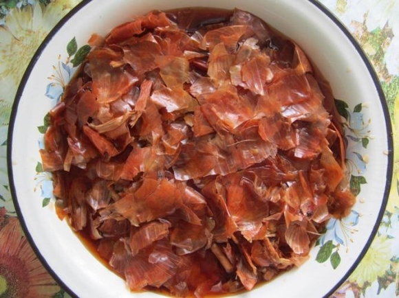 Окрашивание шерсти луковой кожурой, мастер-класс