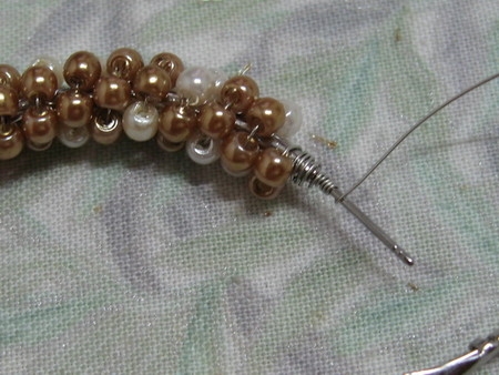Сережки из бисера