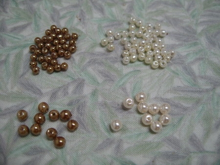 Сережки из бисера