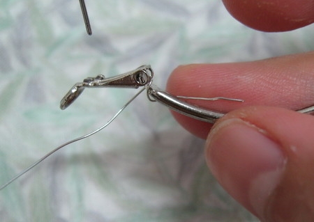 Сережки из бисера