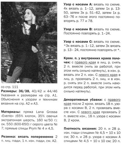 Жакет спицами