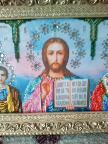 Иконы из бисера