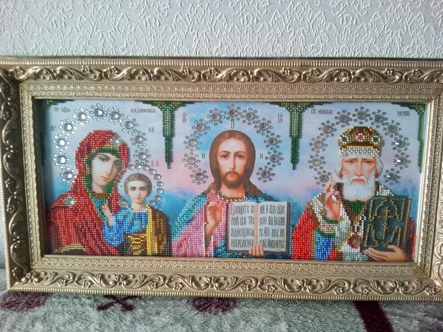 Иконы из бисера