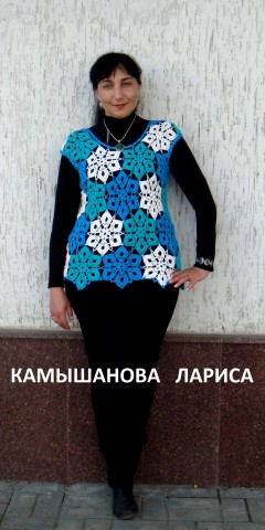 Топ-туника "Мозаика"