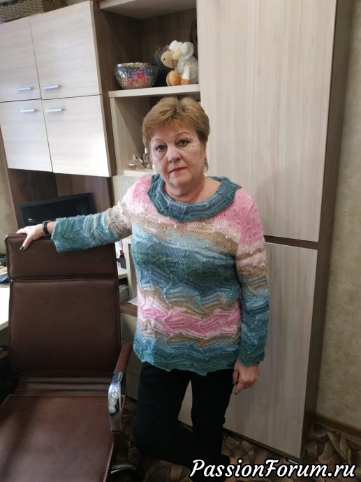 Наконец-то домучила.