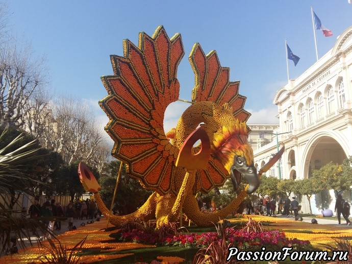 Карнавал лимонов на Лазурном берегу в феврале 2019 года