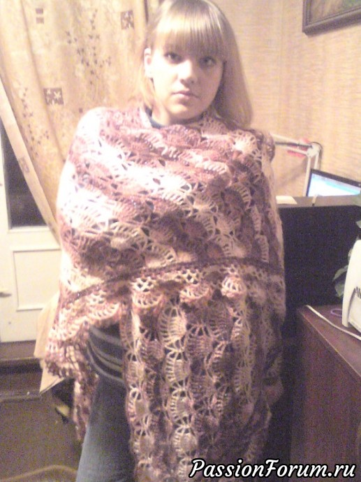 Шаль *Тюльпаны*