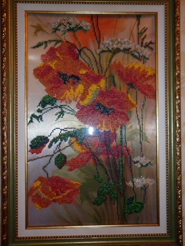 Сеньорита, маки, цветущая сакура, у самовара