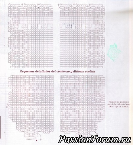 Кайма вязанная крючком.