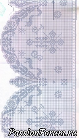Кайма вязанная крючком.