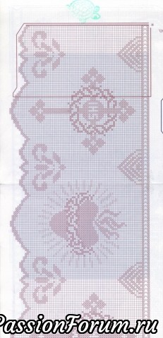 Кайма вязанная крючком.