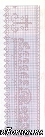 Кайма вязанная крючком.