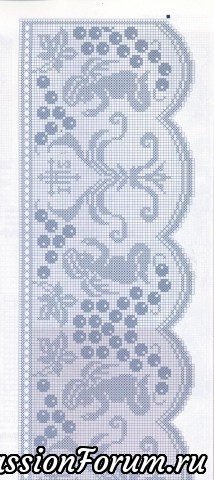 Кайма вязанная крючком.