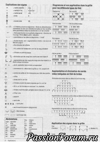 Салфеточки филейкой