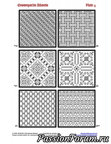 Для любителей вышивки blackwork