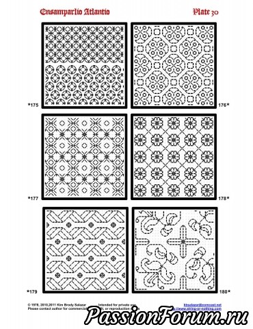 Для любителей вышивки blackwork