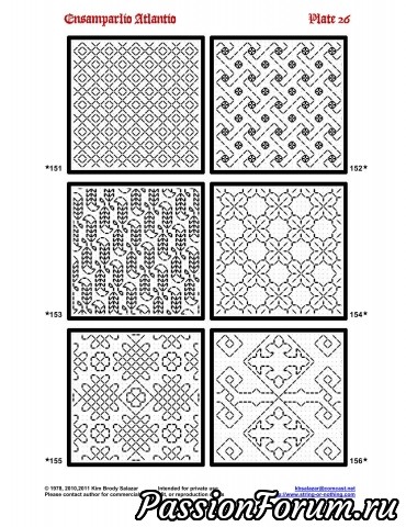 Для любителей вышивки blackwork