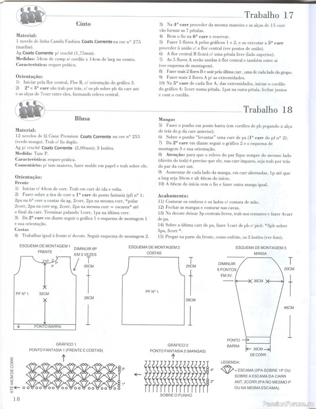 Trabalhos em Croche - работы крючком