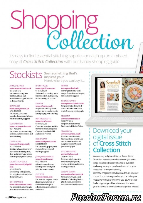 cross stitch collection