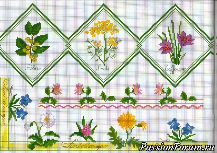 Маленькие мотивы крестиком